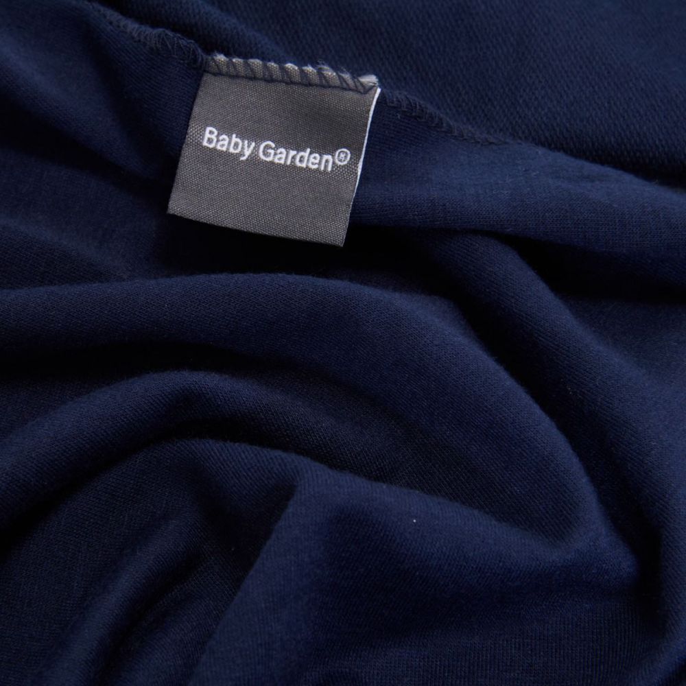 Baby Garden draagdoek donkerblauw - Original - Gratis slabbetje