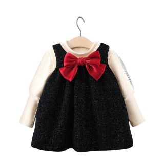 Baby Garden baby jurk set - tweedelig - zwart - maat 80