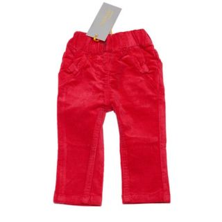 Meisjes corduroy broek red-74-Rood