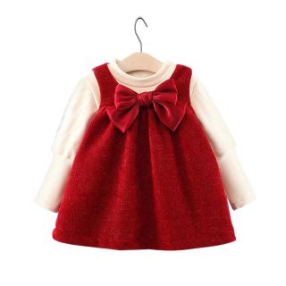 Baby Garden baby jurk set - rood maat 92