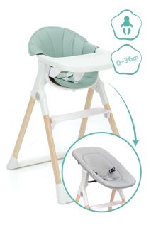 Kinderstoel 2 in 1 - Newborn Set - Groen